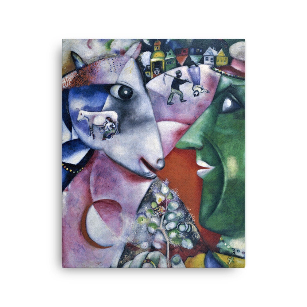 I and the Village by Marc Chagall Canvas Print - Canvas Wall Art