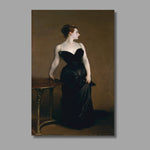Portrait of Madame X art by John Singer Sargent Canvas Panel Reproduction