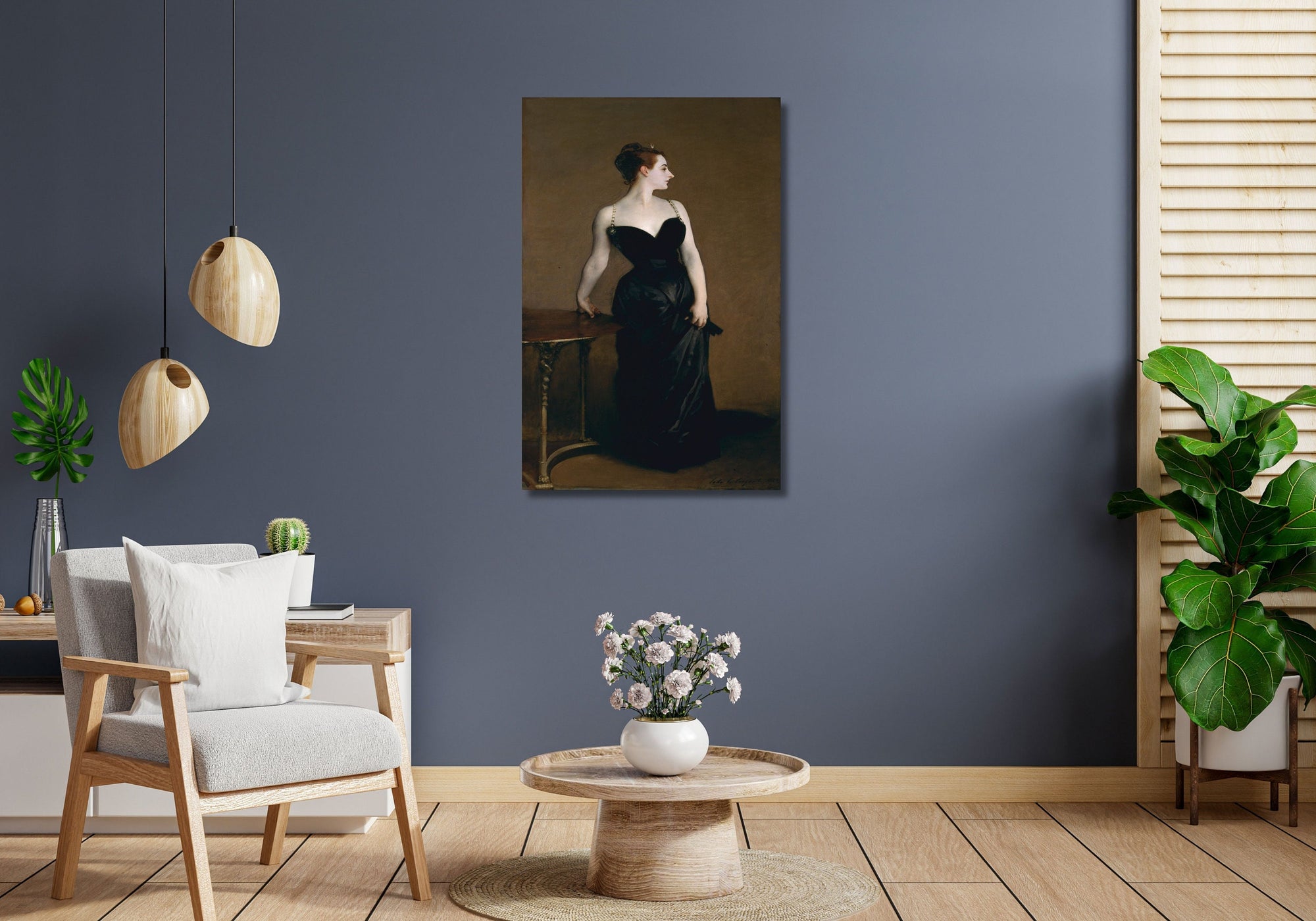 Madame X (Madame Gautreau) Art By John Singer Sargent Gallery Wrapped Canvas Print