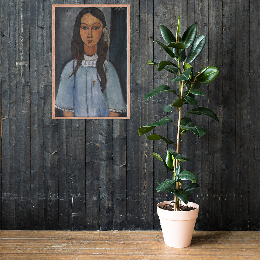Alice by Amedeo Modigliani Framed Photo Paper Poster Print