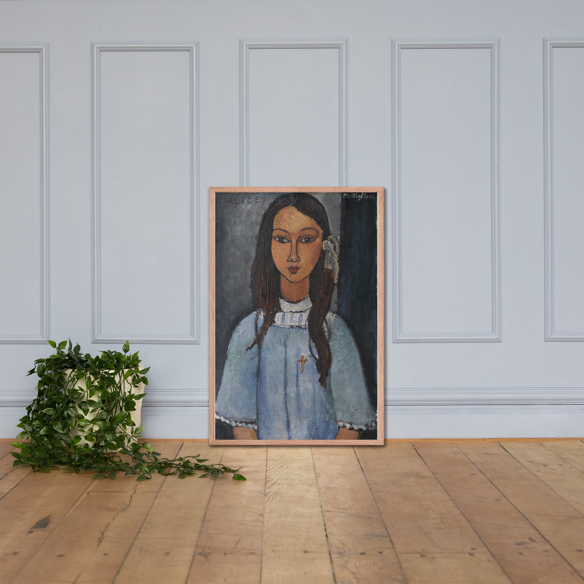 Alice by Amedeo Modigliani Framed Photo Paper Poster Print